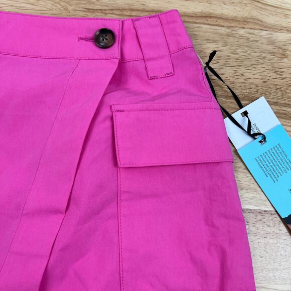 Future Collective Women's Pink High-Rise Cargo Mini Skirt - Size 0 - NWT - Picture 5 of 9
